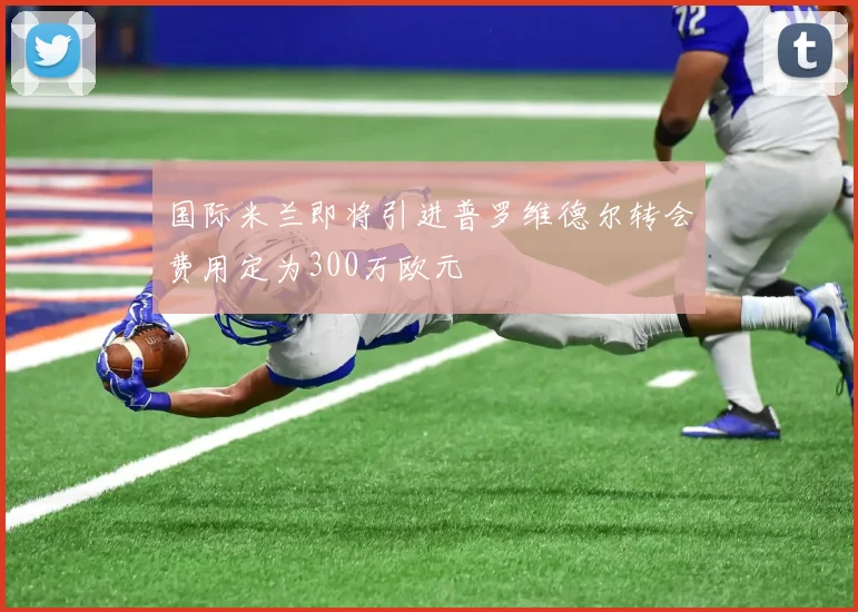 国际米兰即将引进普罗维德尔转会费用定为300万欧元
